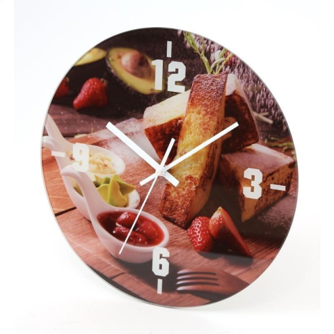 Ceas de perete Platinet 43816, Joy, rotund, 29.5x29.5x2cm, plastic, afisaj analogic cu cifre arabe, quartz [1]