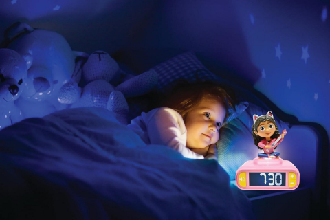 Ceas desteptator cu lumina 3d, gabby [3]