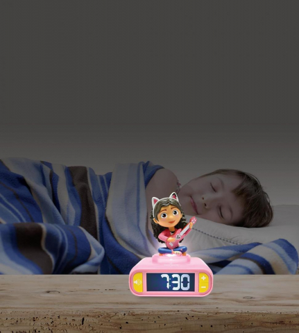 Ceas desteptator cu lumina 3d, gabby [4]