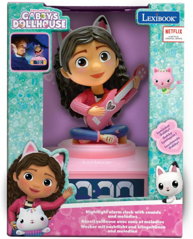 Ceas desteptator cu lumina 3d, gabby [1]