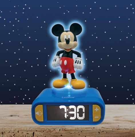 Ceas desteptator cu lumina 3d, mickey m. [3]