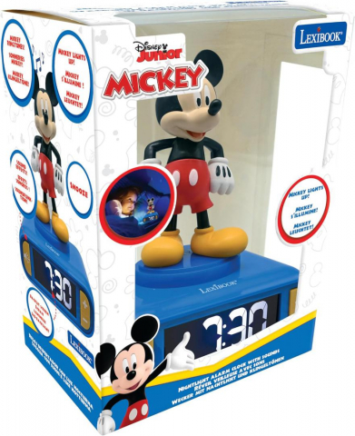 Ceas desteptator cu lumina 3d, mickey m. [1]
