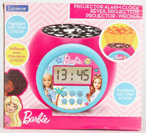 Ceas desteptator cu proiector, barbie [4]