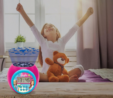 Ceas desteptator cu proiector, barbie [2]