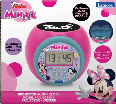 Ceas desteptator cu proiector, minnie m. [2]