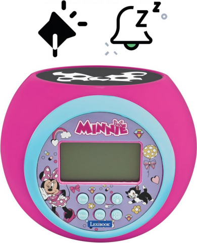 Ceas desteptator cu proiector, minnie m. [1]