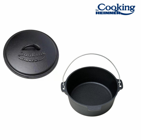 Ceaun + capac fonta pura, 25 x 10 cm, 3.5 l, cooking  by heinner [4]