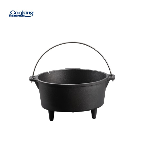 Ceaun fonta pura + capac dia 25 cm, 3.7 l, nature, cooking by heinner [6]