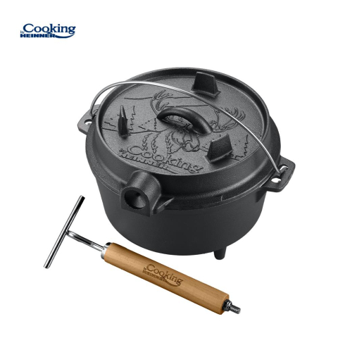 Ceaun fonta pura + capac dia 37 cm,11 l, nature, cooking by heinner [2]