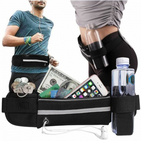 Accesorii, Ochelari, Ceasuri, ETUI, Portofel, Gentute - Borseta pentru Alergat, Centura cu Buzunare Telefon, Chei si Bidon Apa
