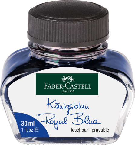 Rechizite Școlare - Cerneala 30ml albastra faber-castell