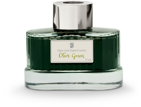 Rechizite Școlare - Cerneala 75ml verde oliv graf von faber-castell