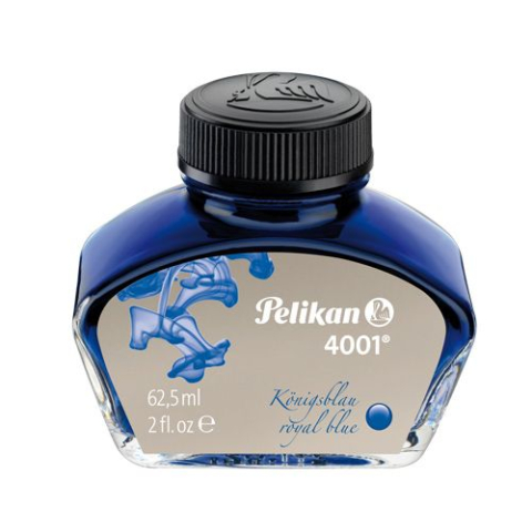Rechizite Școlare - Cerneala Pelikan albastru royal in calimara MARE 625ml  