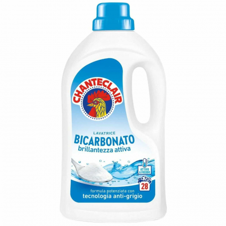 Tisztítószerek - Chanteclair cu Bicarbonat, Detergent Lichid Rufe, 28 spalari, 1260 ml