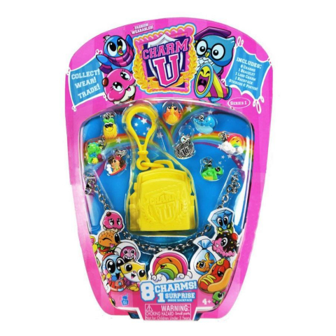 Jucării și Jocuri pentru copii - Charm U - Set de joaca bratara si accesorii, 8 talismane varsta 5-7 ani, Fete