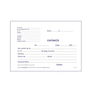 Birotică și Papetărie - Chitantier a6 3ex 150f nep l03448