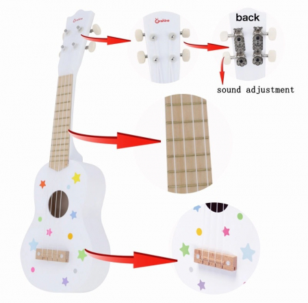 Instrument muzical chitara clasica din lemn pentru copii. [1]
