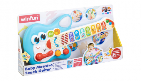 Chitara cu sunete si lumini pentru bebelusi, winfun, varsta de la 1 an la 3 ani [3]