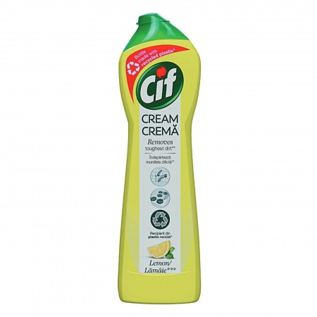 Lichidare stoc - Totul la 9.90 Lei - Detergent crema suprafete dure Cif Cream Lamaie 250ml ⭐ Micostore.ro