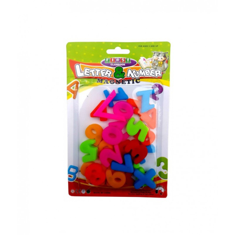 Jucării și Jocuri pentru copii - Cifre magnetice copii CNX 8307-123 didactice, diverse culori, set 26 buc