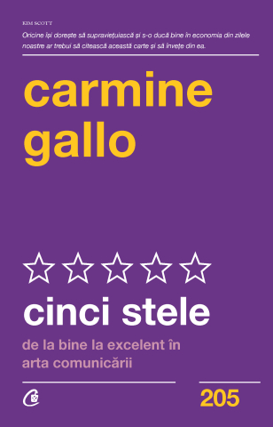 Carti pentru adulti si adolescenti - Cinci stele, autor Carmine Gallo