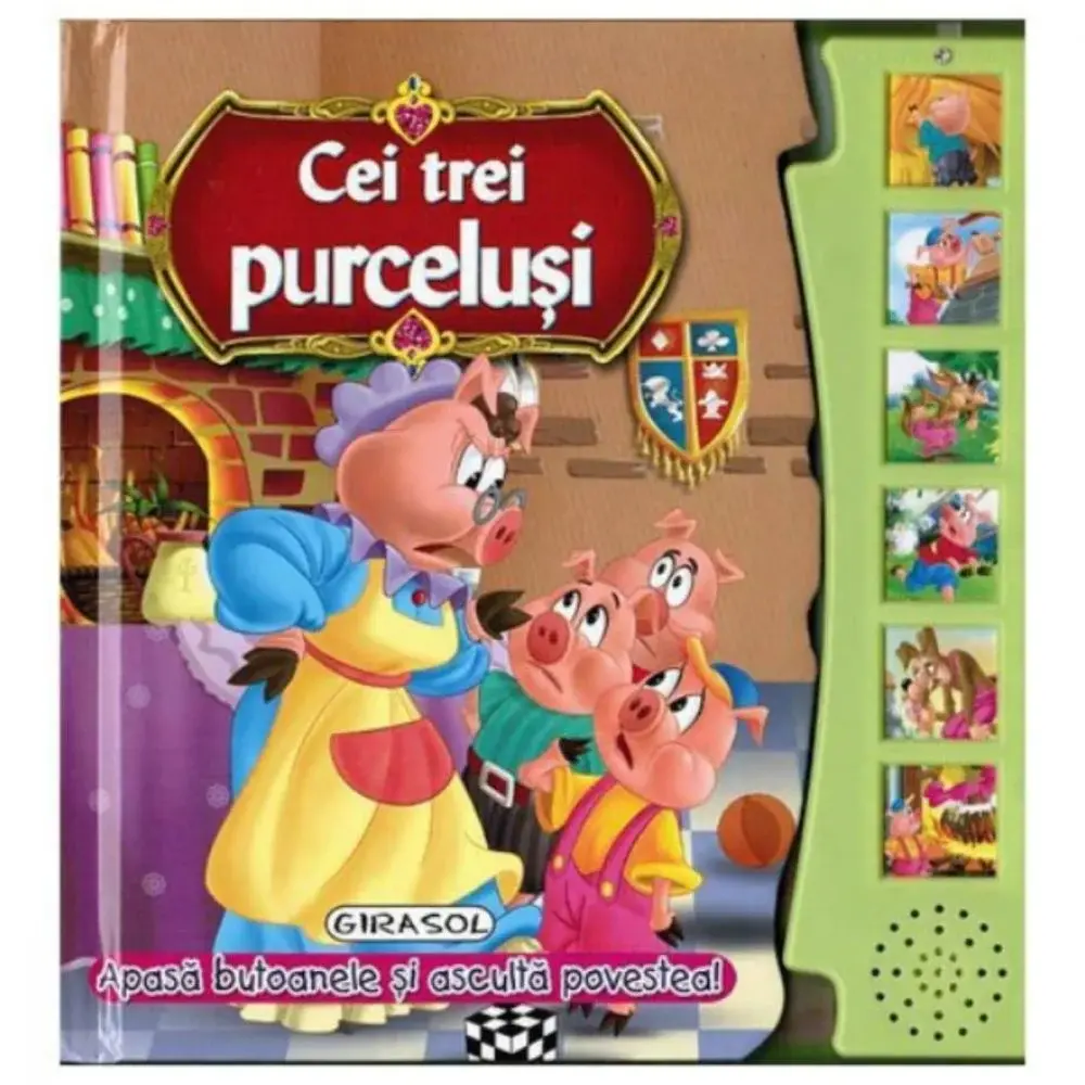Cărți Educative, Activități - Citeste si asculta - Cei trei purcelusi
