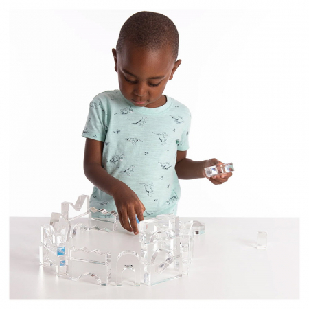 Clear Crystal, blocuri transparente, 25 buc., TickiT, 3-8 ani [4]