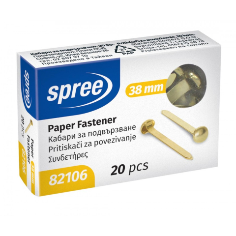 Birotică și Papetărie - Clema metalica pioneze Milton documente Spree 38 mm 