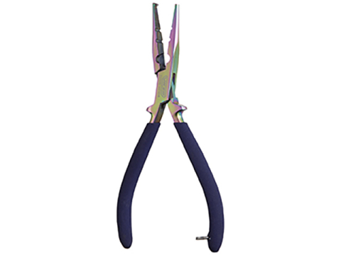 Pescuit si vanatoare - Cleste PROX VC208MS Titanium Coated Straight Split Ring Pliers 17.5cm