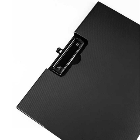 Clipboard A4 dublu landscape Grand Grand 120-1878, GR-2205, negru, carbon [2]
