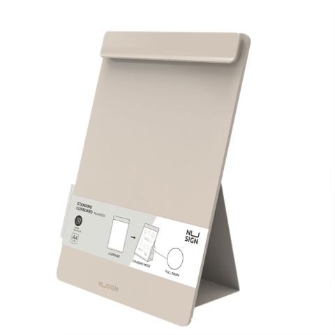 Organizare, arhivare, prezentare - Clipboard simplu cu suport vertical gri nusign deli