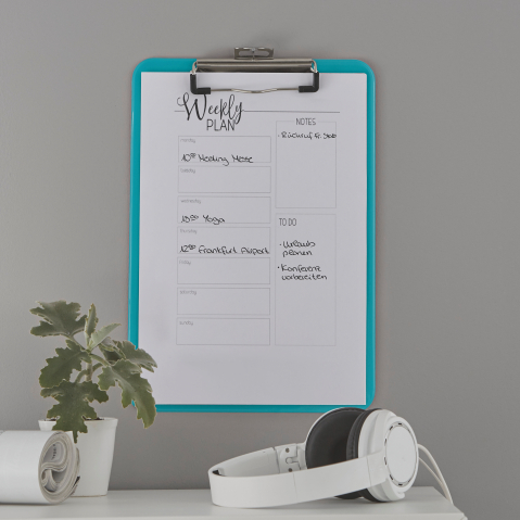 Clipboard simplu turcoaz wow leitz [2]