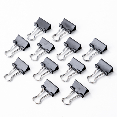 Clips hartie 15mm 12 buc/cut. carton deli [4]