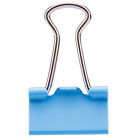 Clips hartie 19mm color 40 buc/cut. plastic deli [2]