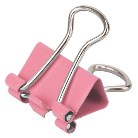 Clips hartie 19mm color 40 buc/cut. plastic deli [4]