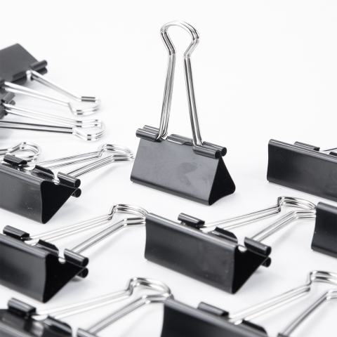 Clips hartie 41mm 12 buc/cut. carton deli [2]