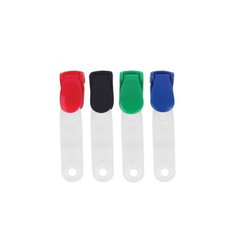 Rechizite Școlare - Clips pentru ecuson Ark 1092, plastic, diverse culori