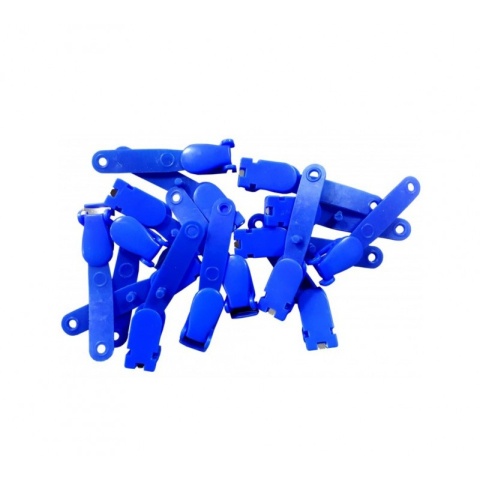 Birotică și Papetărie - Clips pentru ecuson CNX, plastic, albastru