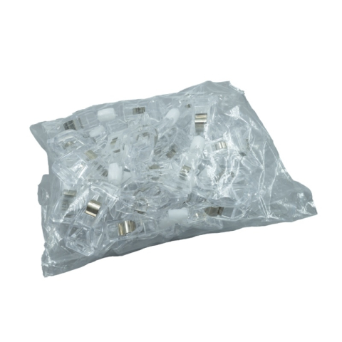 Clips pentru etichete de pret CNX, plastic, 11cm, transparent, set 20 buc [1]