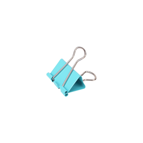 Clipsuri metalice Deli 8553 A, 32mm, diverse culori, cutie PVC 24 buc [3]