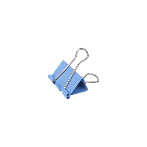 Clipsuri metalice Deli 8553 A, 32mm, diverse culori, cutie PVC 24 buc [4]