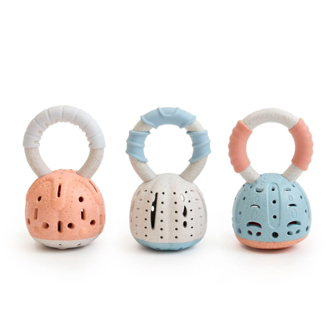 Clopotei zornatori pentru bebelusi, set 3 buc, Guidecraft, copii varsta 0-2 ani [4]