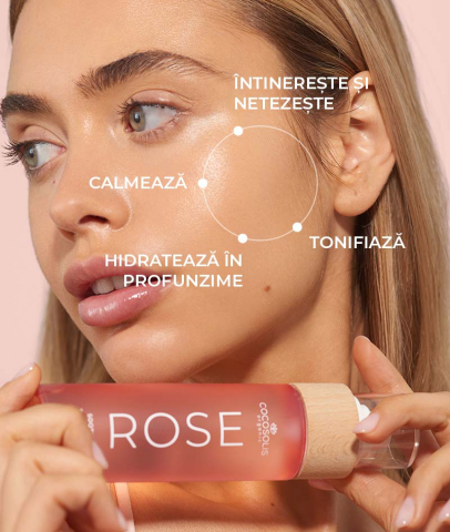 COCOSOLIS ROSE Soothing Spray Toner, tonic facial calmant [1]