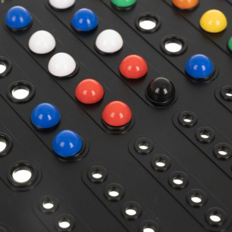 Joc Codebreaker ghiceste codul colorat, 138 pioni, tabla 35 x 16 cm, joc logica [9]