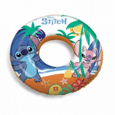 Jucării și Jocuri pentru copii - Colac de Inot pentru copii, Gonflabil, Stitch si Lilo, 50 cm - Micostore.ro