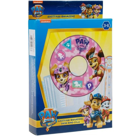 Colac gonflabil pentru fete, Patrula Catelusilor, Paw Patrol, Roz, 3-6 ani [1]