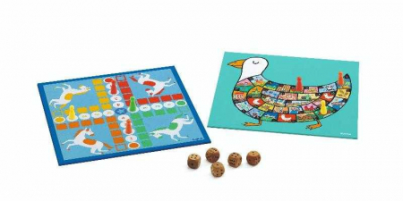 Colectia de 12 jocuri clasice: Ludo, Nu te supara frate!, Memo, Tic Tac Toe, Bingo, Jocul Gastelor, Djeco, varsta 3 - 6, 6 - 9 ani, Adult, Baiat, Fata [3]
