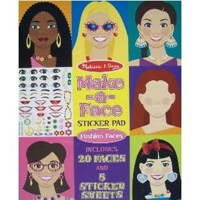 Art & Craft si Artizanat - Colectia de abtibilduri Formeaza Fete Melissa and Doug