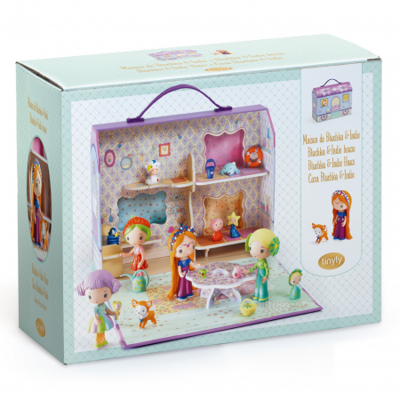 Figurine Bluchka si Indie, Colectia Tinyly, Djeco, varsta 3 - 6, 6 - 9 ani, Fata [4]