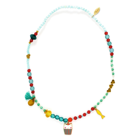 Îmbrăcăminte și accesorii - Colectia Plume - Colier Mia, Djeco Fata, varsta 3 - 6 ani, 6 - 9 ani